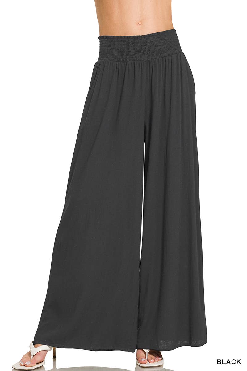 Wide Leg Pants with Pockets