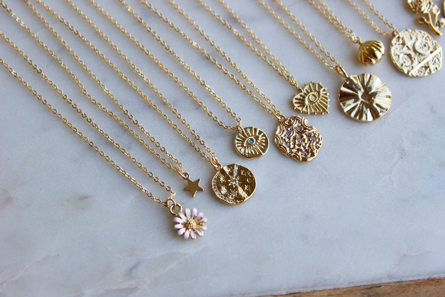 Gold Layering Necklace, Celestial Necklace, Layered Jewelry: #4