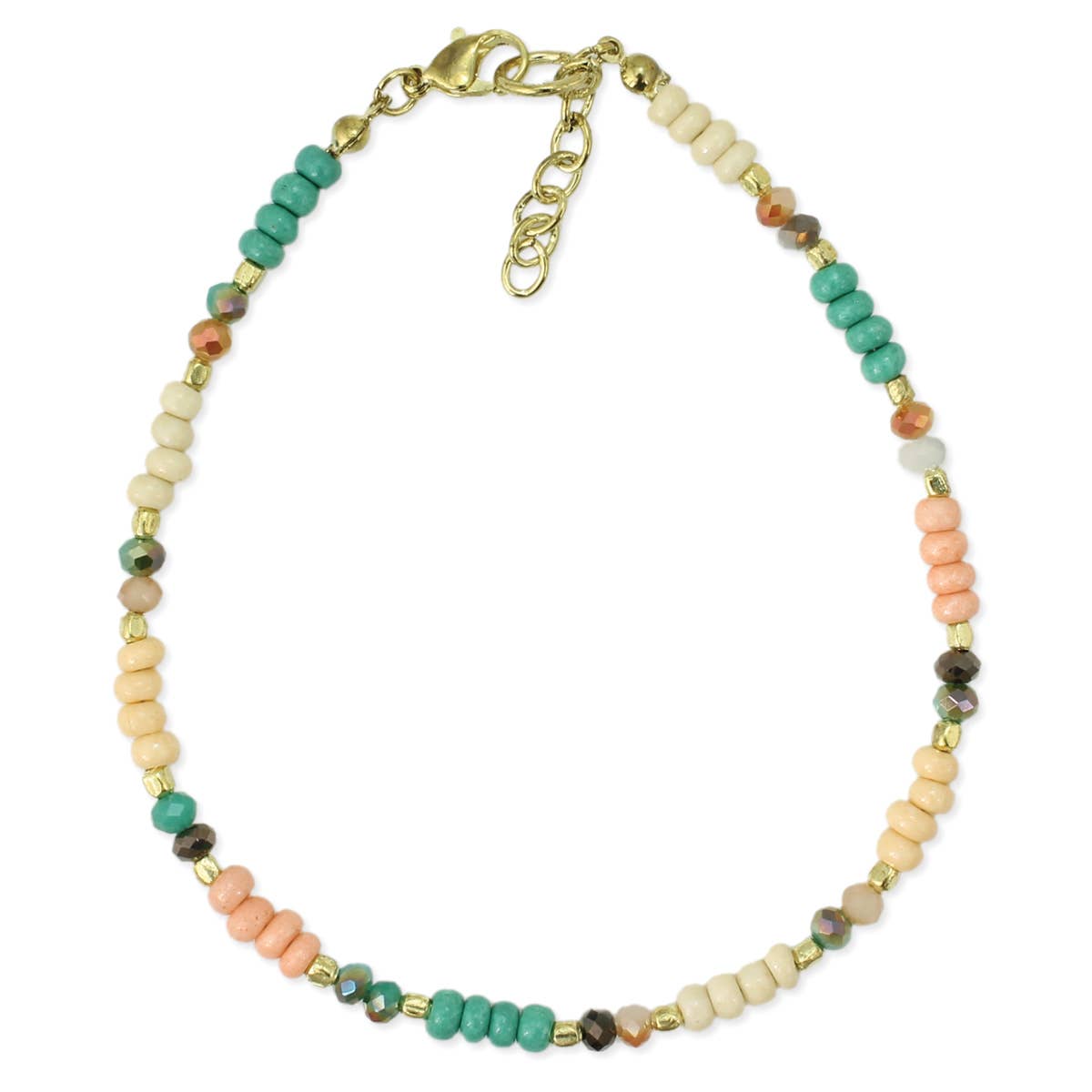 Seaside Skies Beaded Anklet
