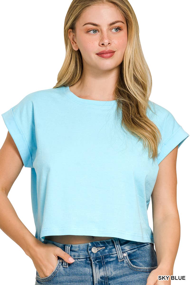 `.Cotton Short Sleeve Tee