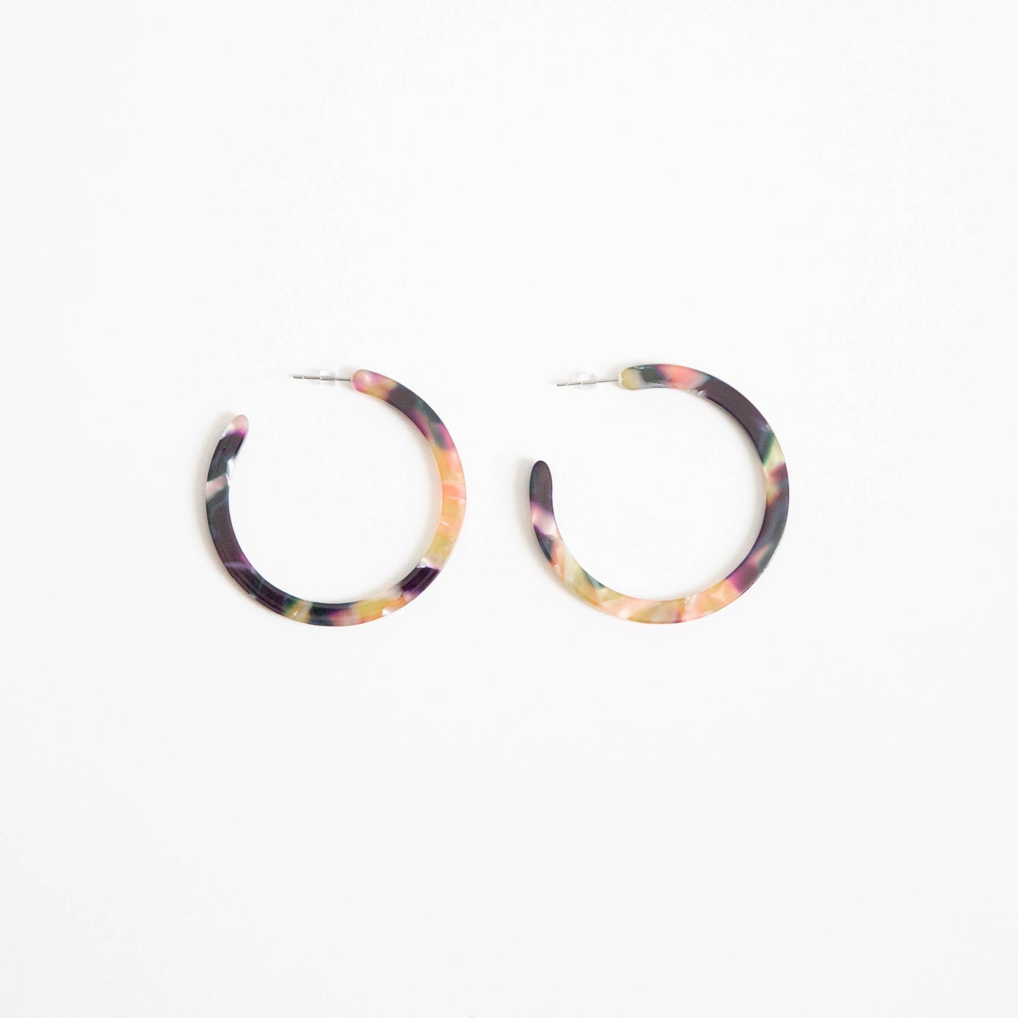 Brynn Earring - Dark Multi Tortoise