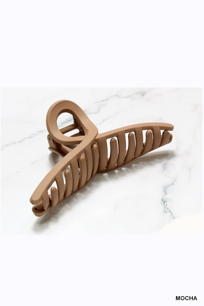 TWISTED HAIR CLAW CLIPS: BEIGE-158422
