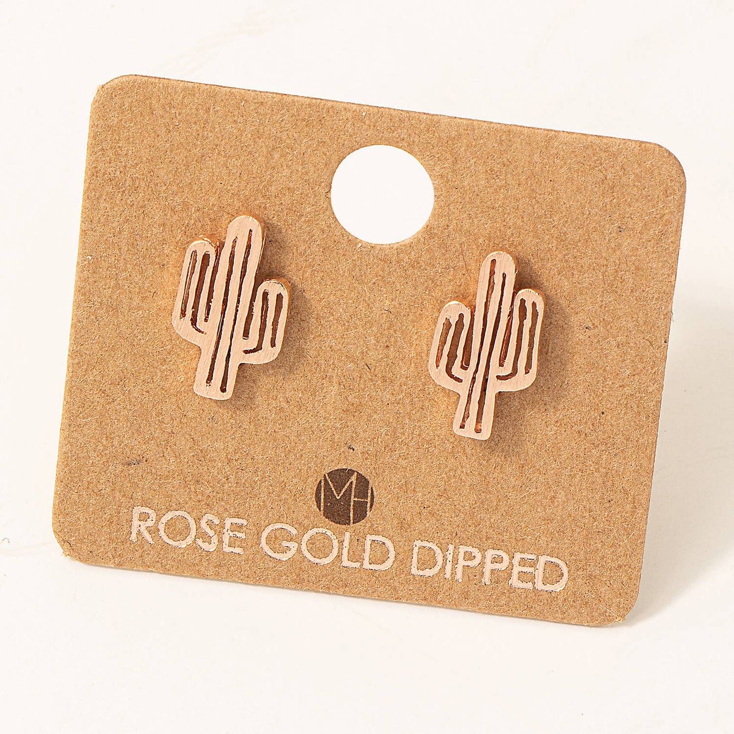 Dainty Desert Cactus Stud Earrings: S