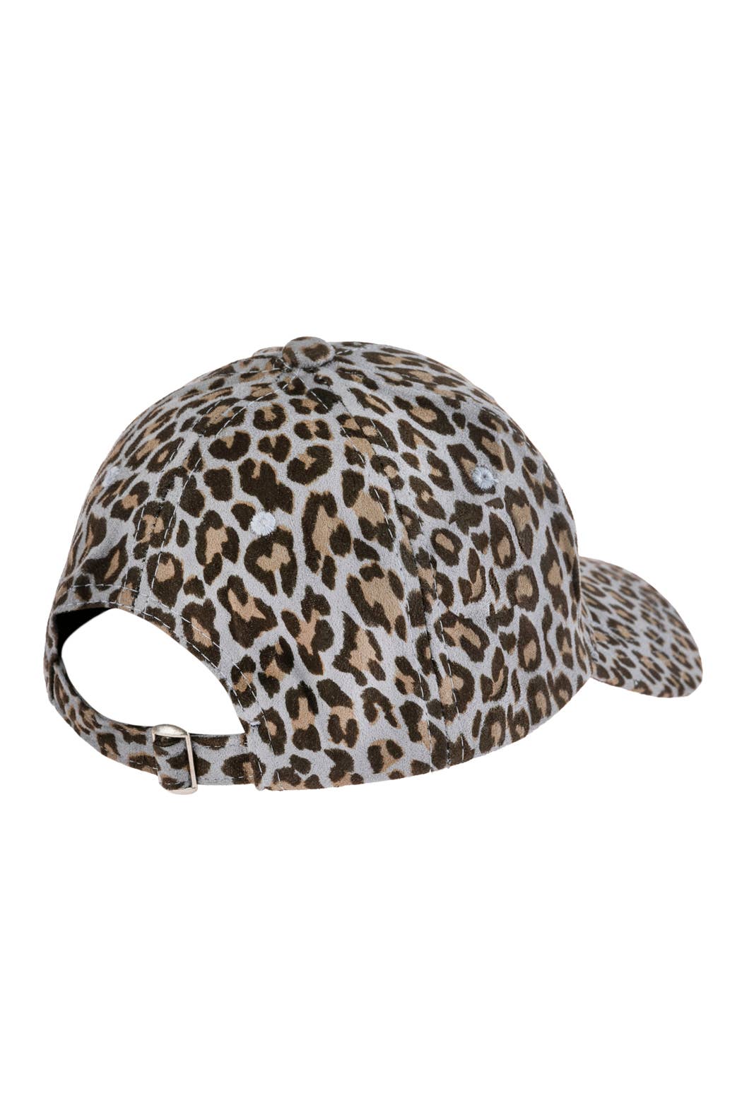 HDT2820 - WHITE LEOPARD SKIN PRINTED CAP: BROWN