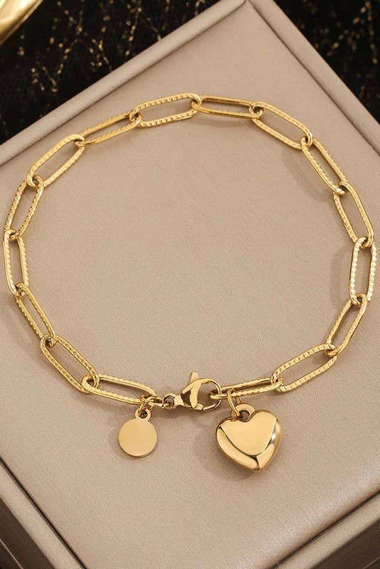 18K HEART BRACELET