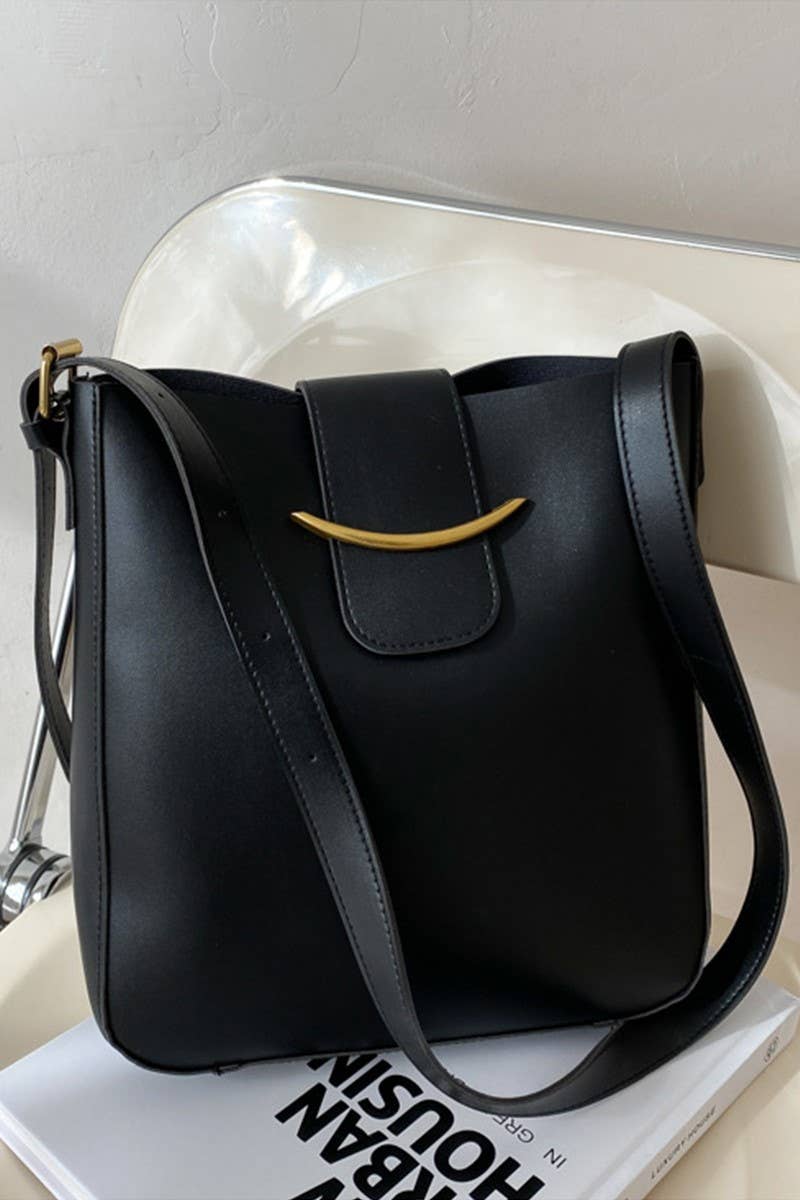 ,,..SI-26448 Crossbody Shoulder Bucket Messenger Bag: CAMEL-169253 / OS
