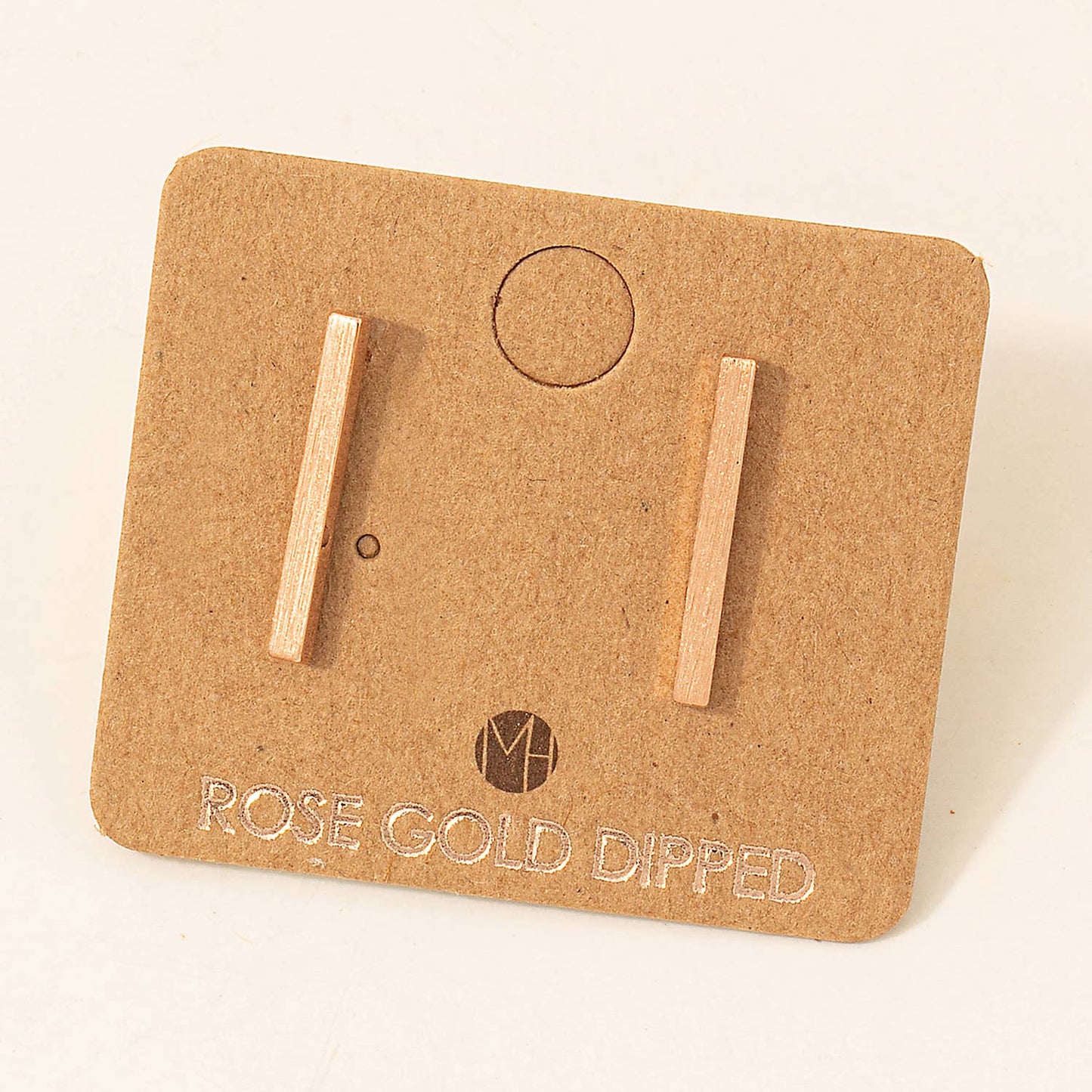 Dainty Bar Stud Earrings: S
