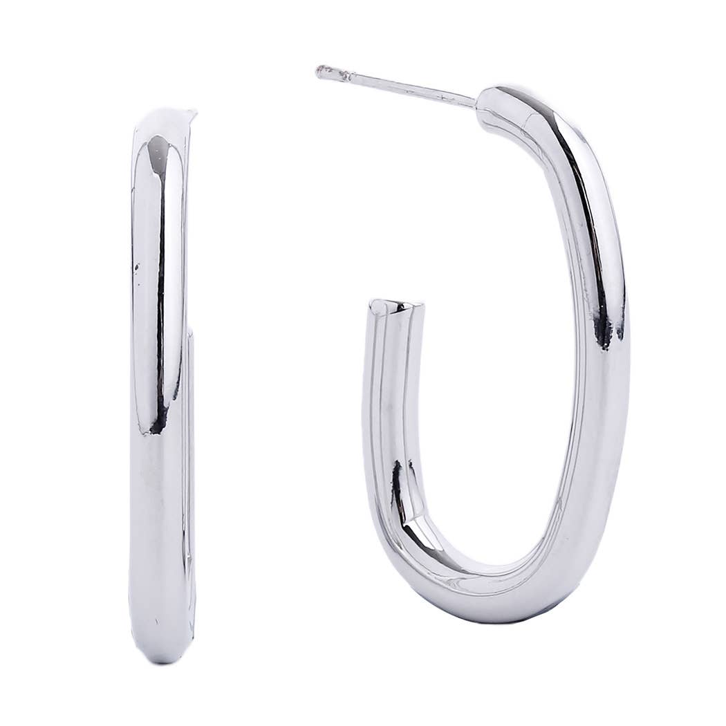 Silver Mini Hoop