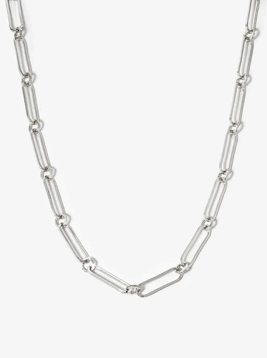 18K Gold Dipped 20Mm Flat Link Chain Necklace