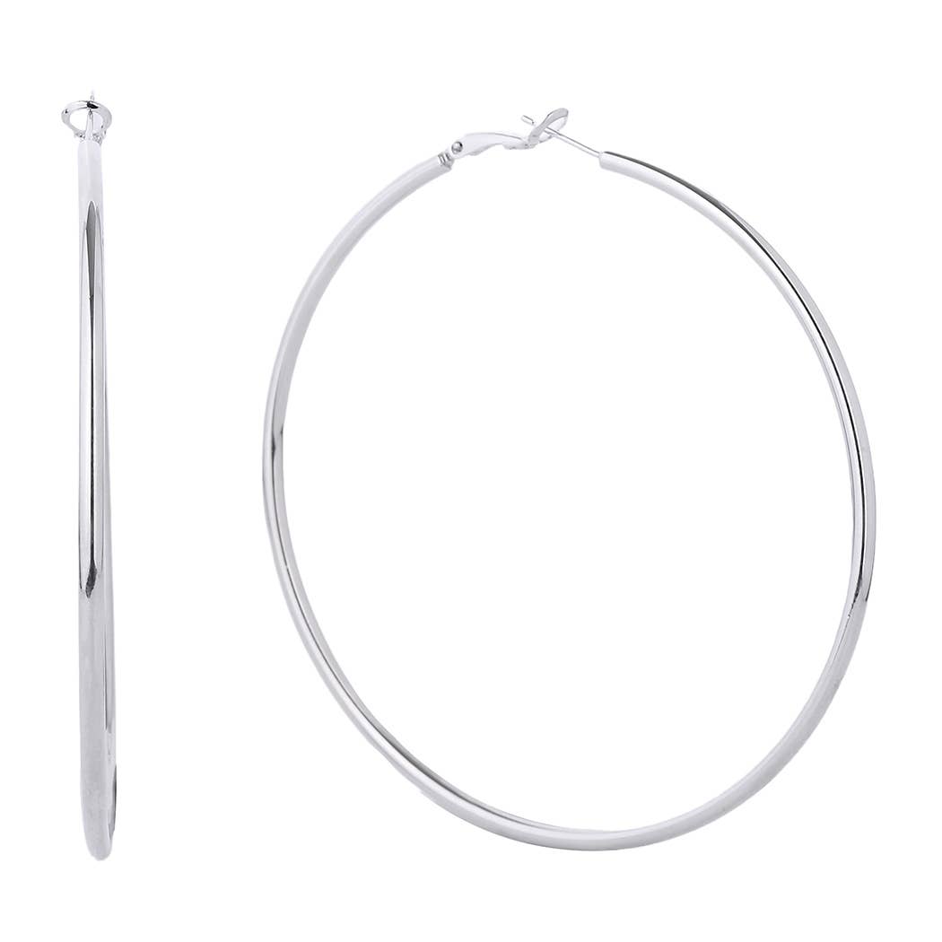 Large Gold Dipped Hoop Earrings
