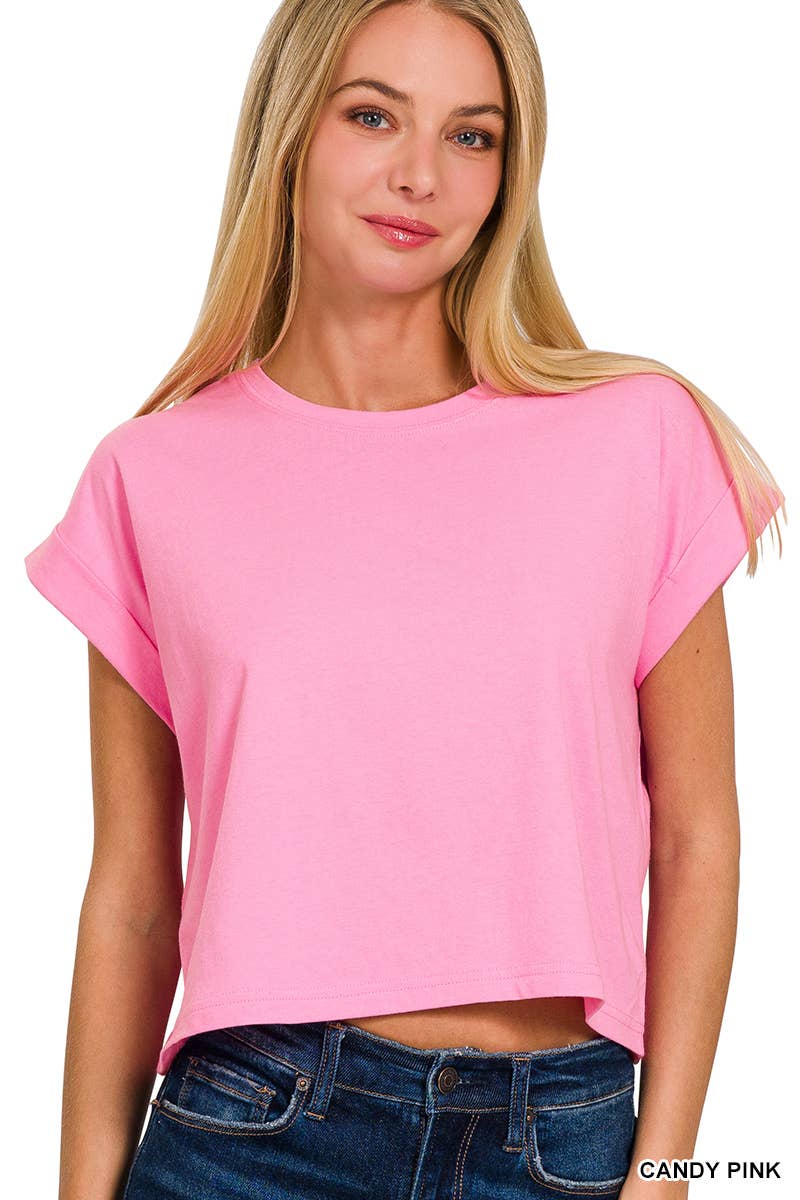 `.Cotton Short Sleeve Tee