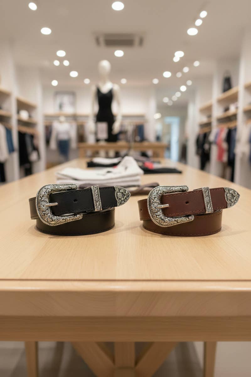 Western Buckle Belt