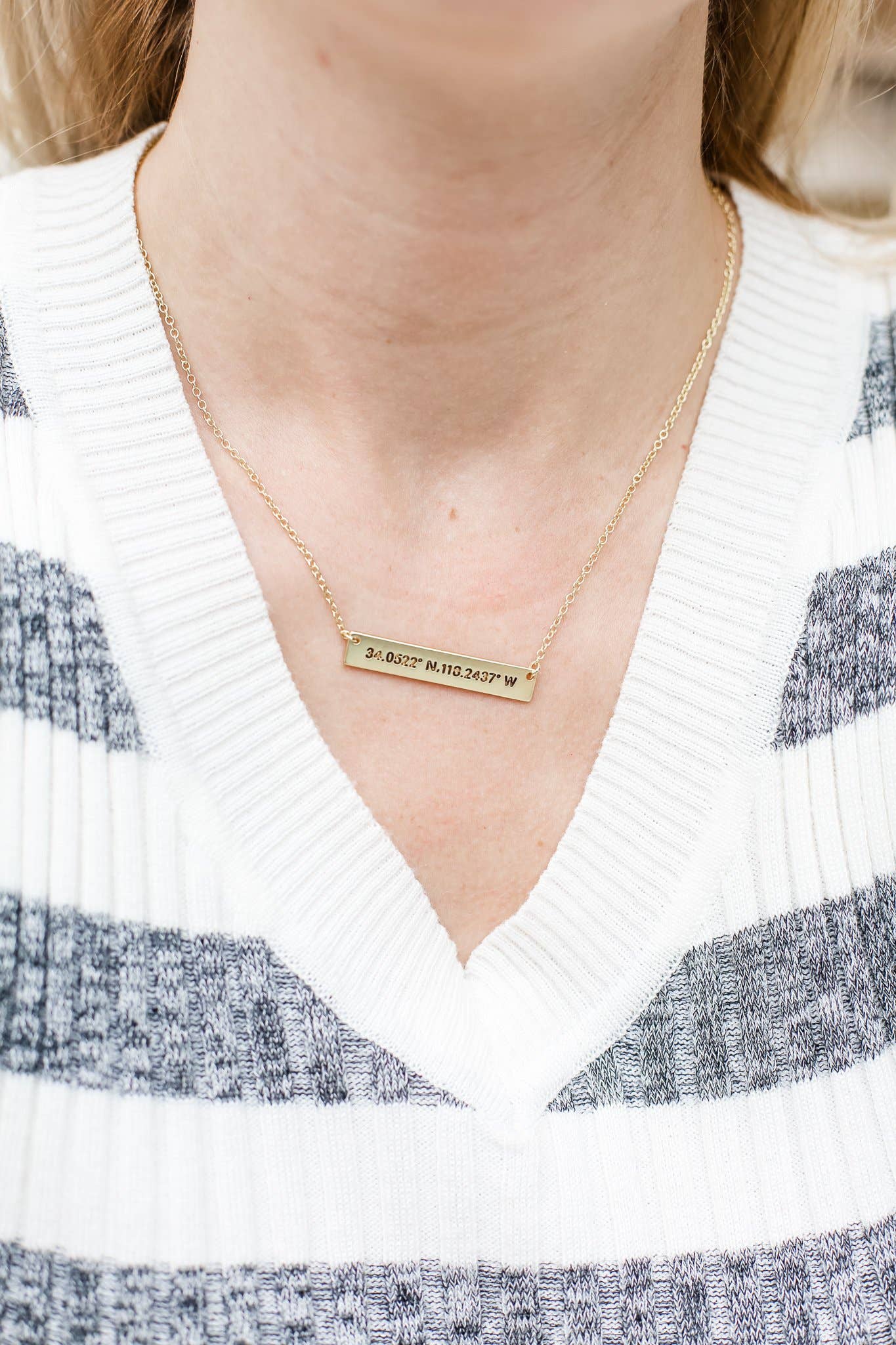 Coordinate City Necklace - Los Angeles