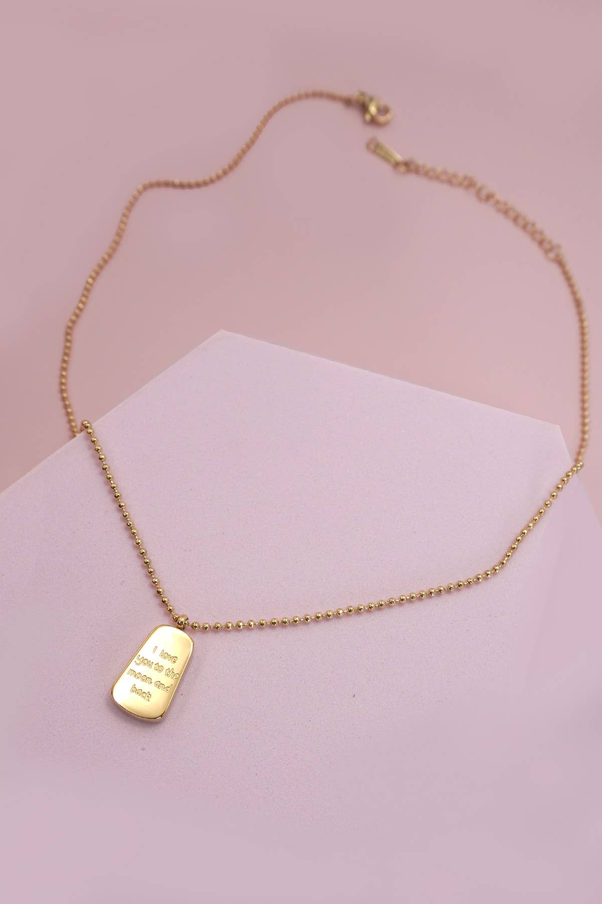 18K STAINLESS STEEL TARNISH FREE CHARM NECKLACE