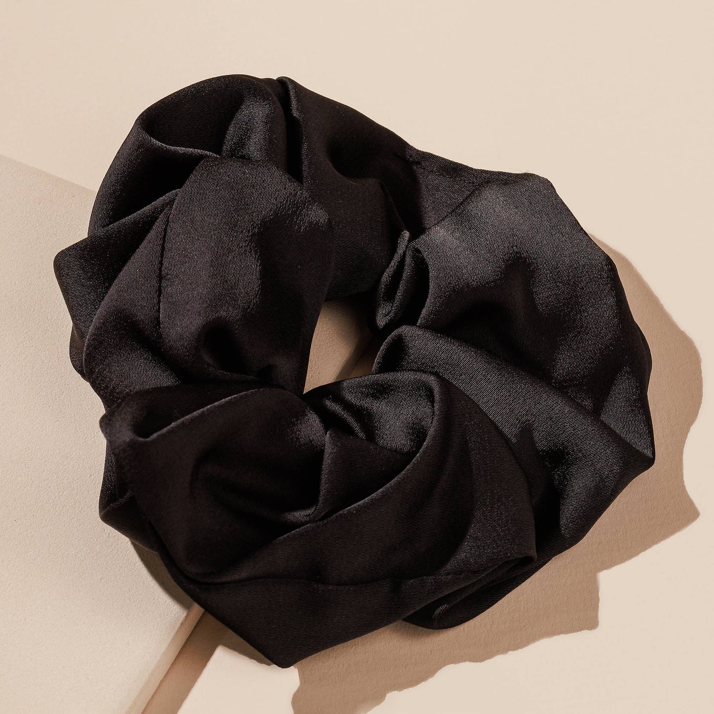 Satin Hair Tie Scrunchie: PINK / ONE SIZE