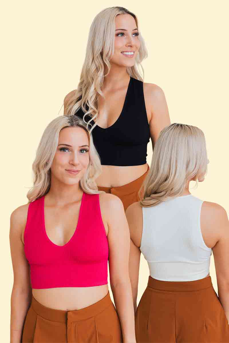 Everyday Ribbed Crop Top - Basic & Beautiful: Ivory