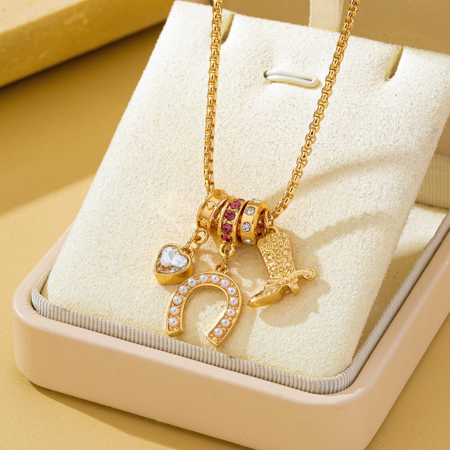 Good Luck Babe Charm Necklace