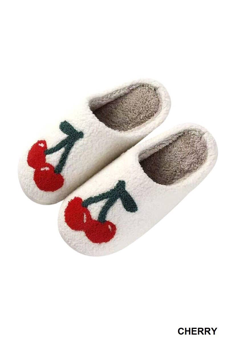 COZY SLIPPERS: S/M / MUSHROOMMOCHA-163590