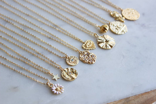 Gold Layering Necklace, Celestial Necklace, Layered Jewelry: #4