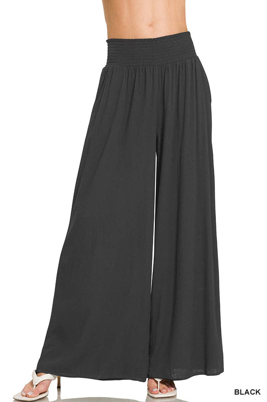 Wide Leg Pants with Pockets