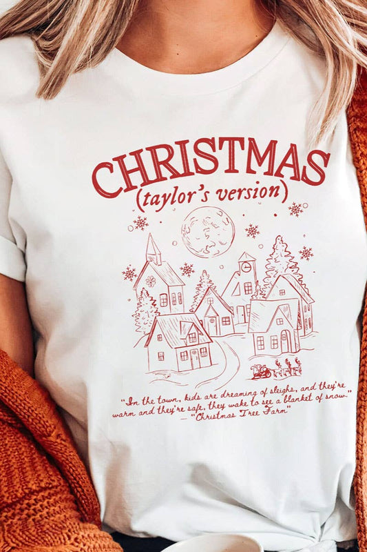 Christmas Taylor's Version Graphic Tee: Large