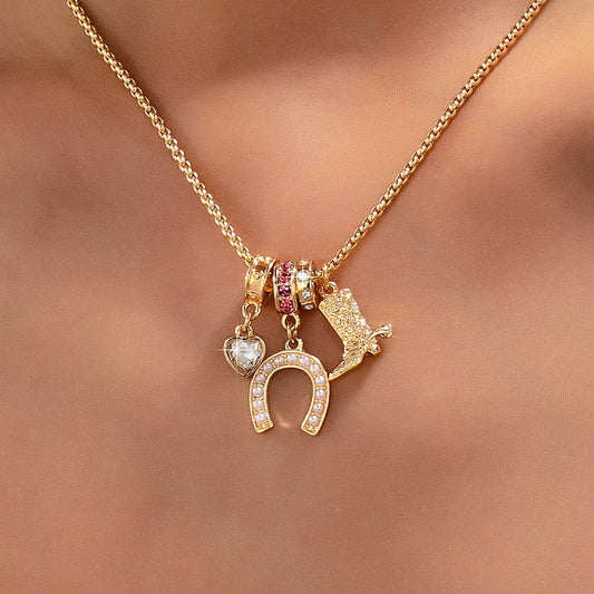 Good Luck Babe Charm Necklace