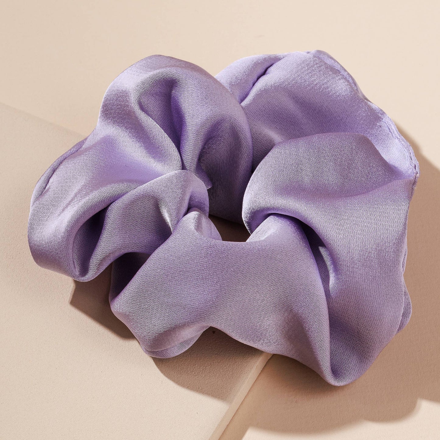 Satin Hair Tie Scrunchie: PINK / ONE SIZE