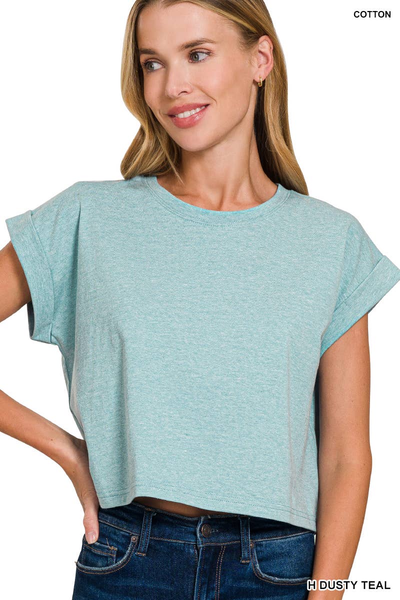 `.Cotton Short Sleeve Tee