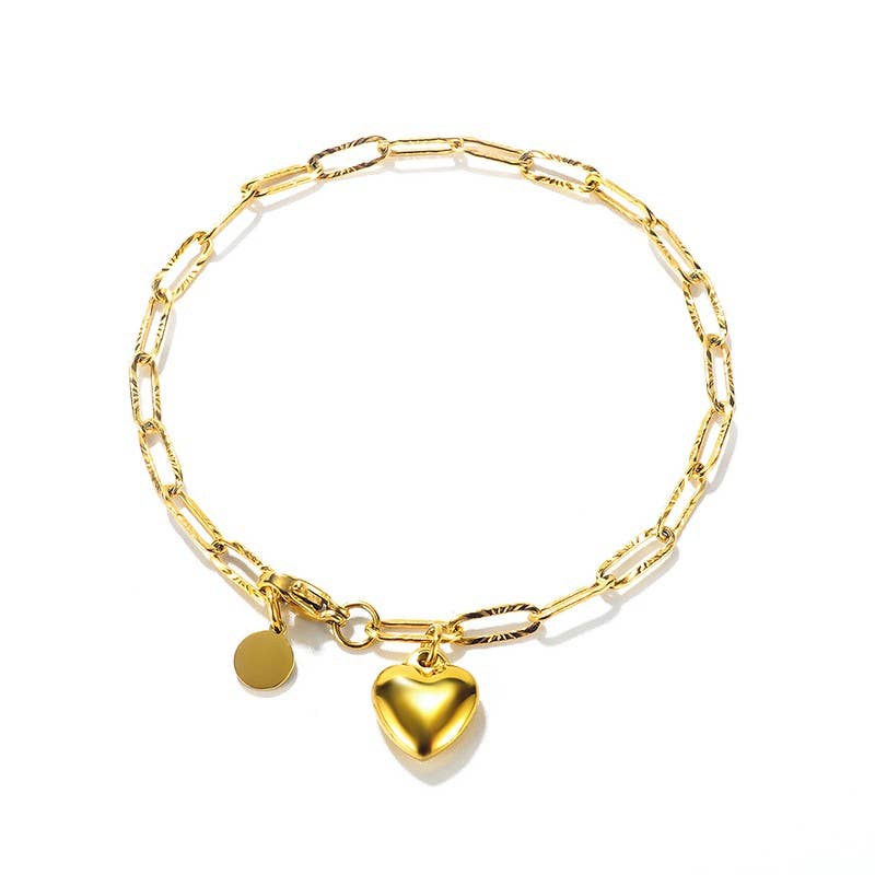 18K HEART BRACELET