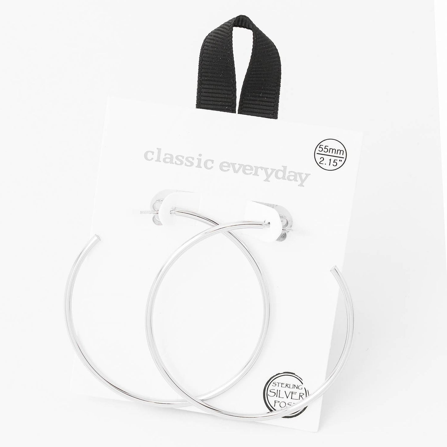 Smooth 55mm Open Hoop Earrings: G