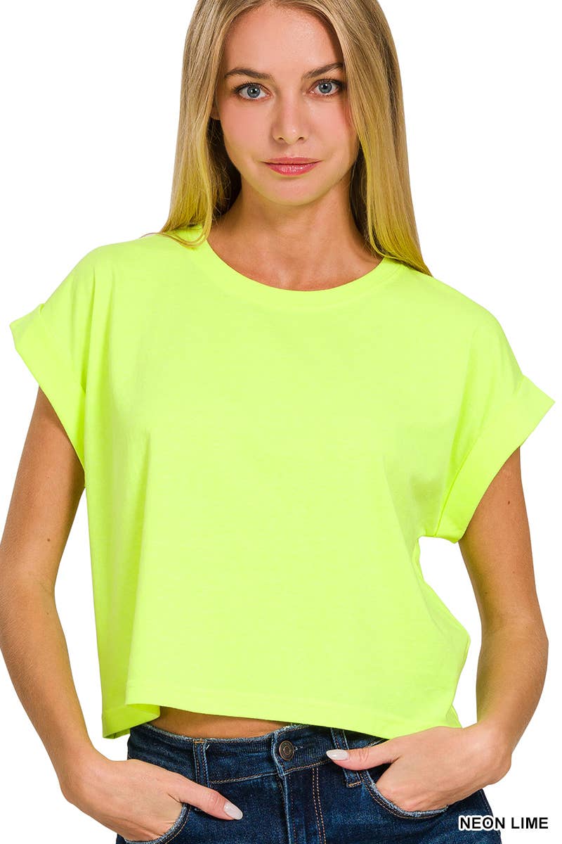 `.Cotton Short Sleeve Tee