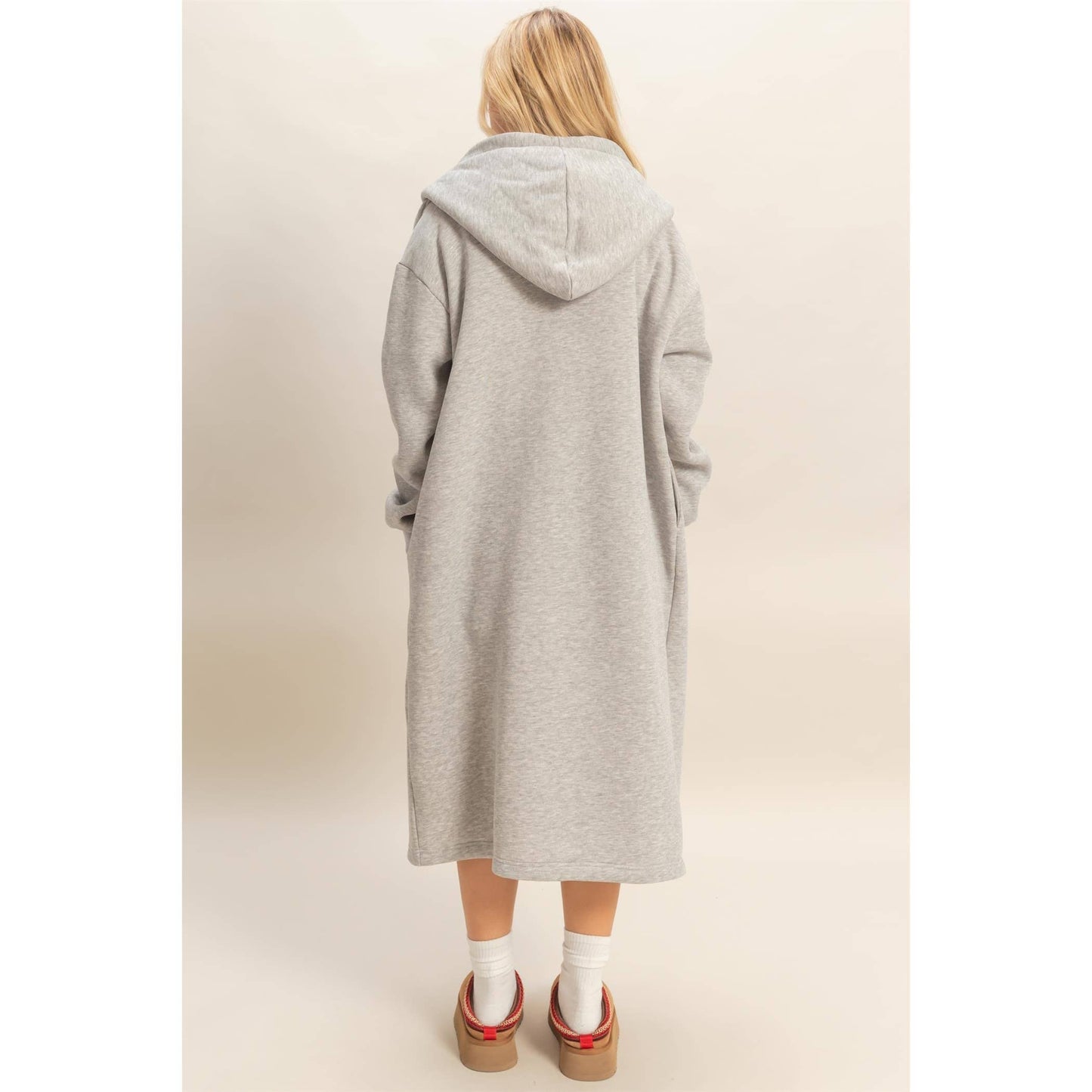 Fleece French Terry Hood Coat
