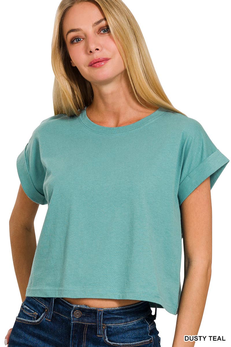 `.Cotton Short Sleeve Tee