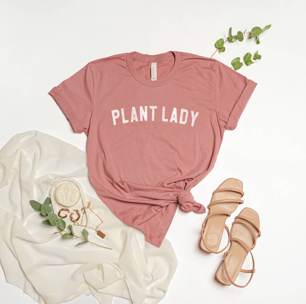 PLANT LADY Graphic T-Shirt: M / TAN