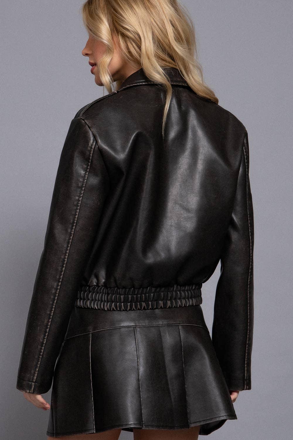 Vegan Leather Jacket