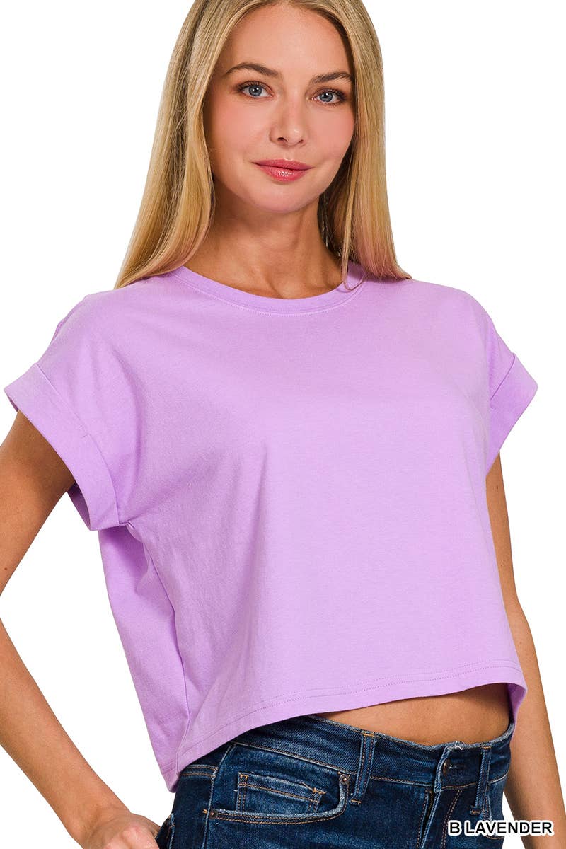 `.Cotton Short Sleeve Tee