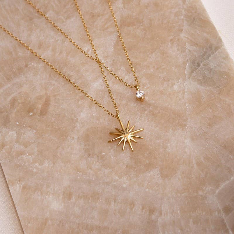 STARBURST LAYERED NECKLACE