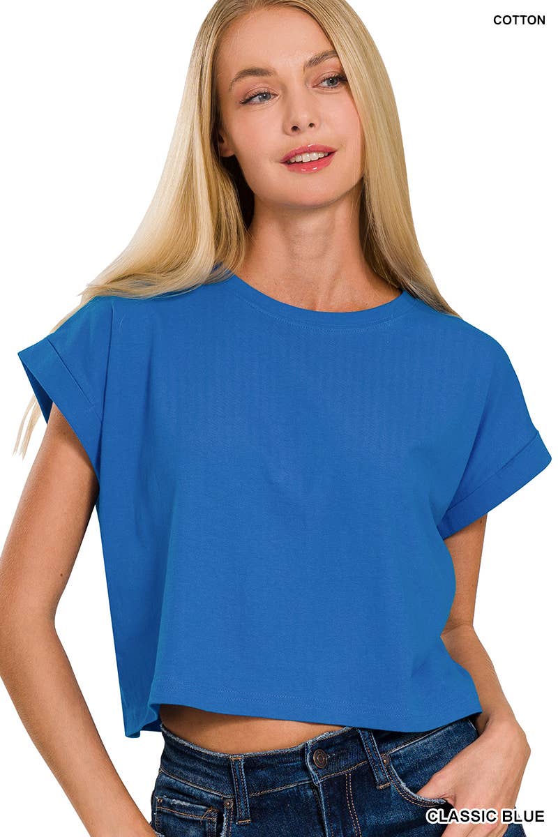 `.Cotton Short Sleeve Tee