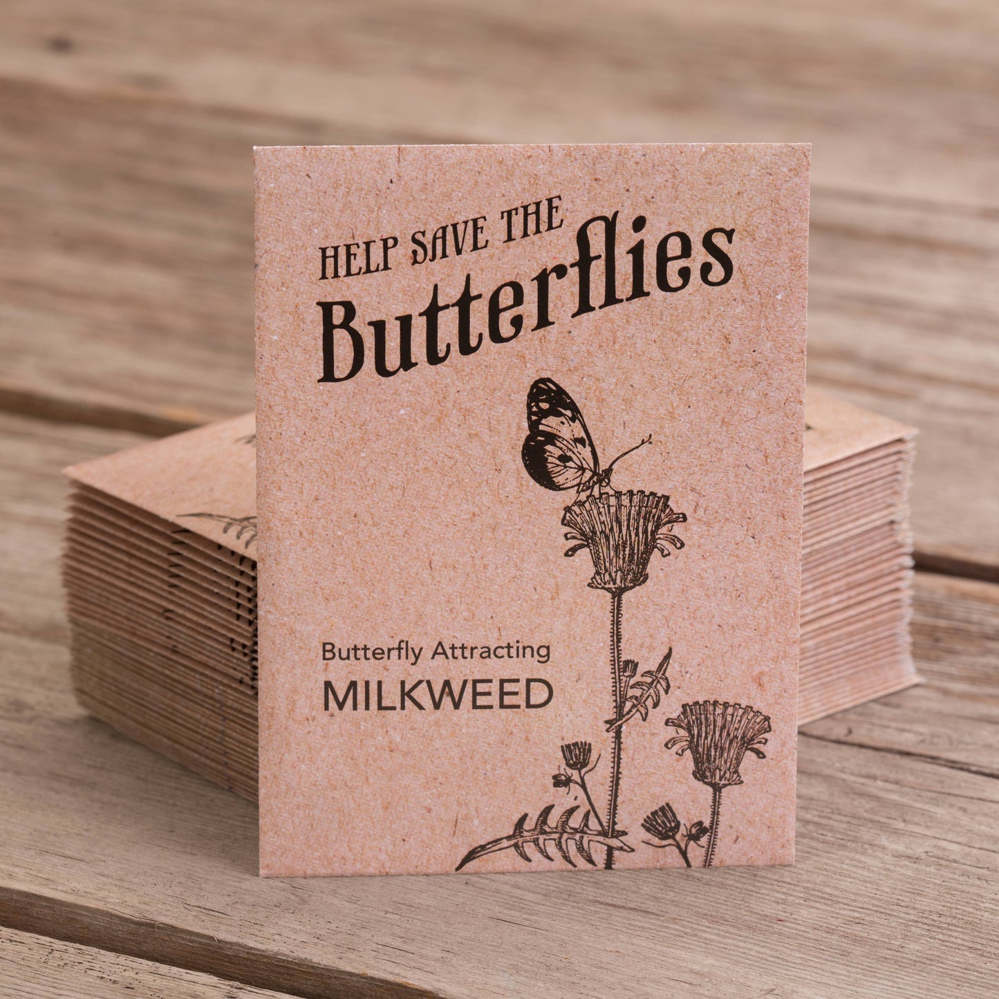 Help Save the Butterflies - Milkweed Mix Seed Packets