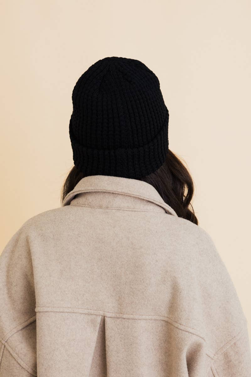 🍞 Toasty Waffle Puff Beanie - Your Winter Sales Boost: Mocha