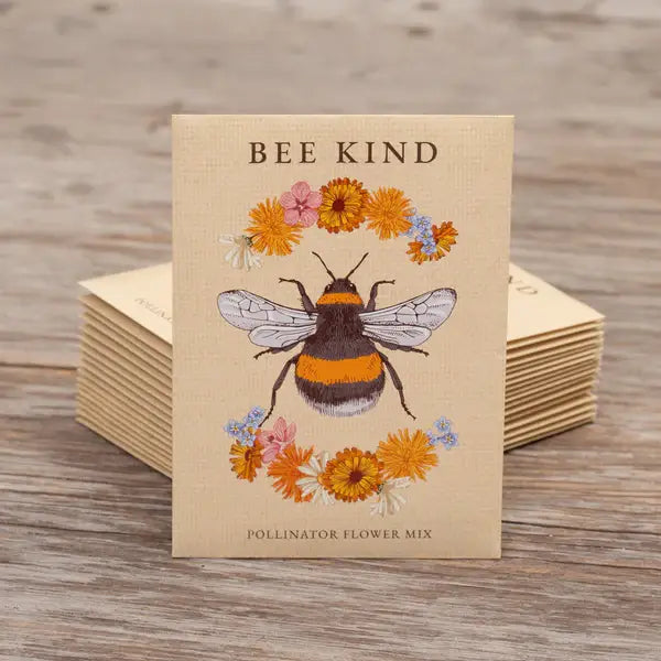 Bee Kind - Pollinator Wildflower Mix Seed Packets