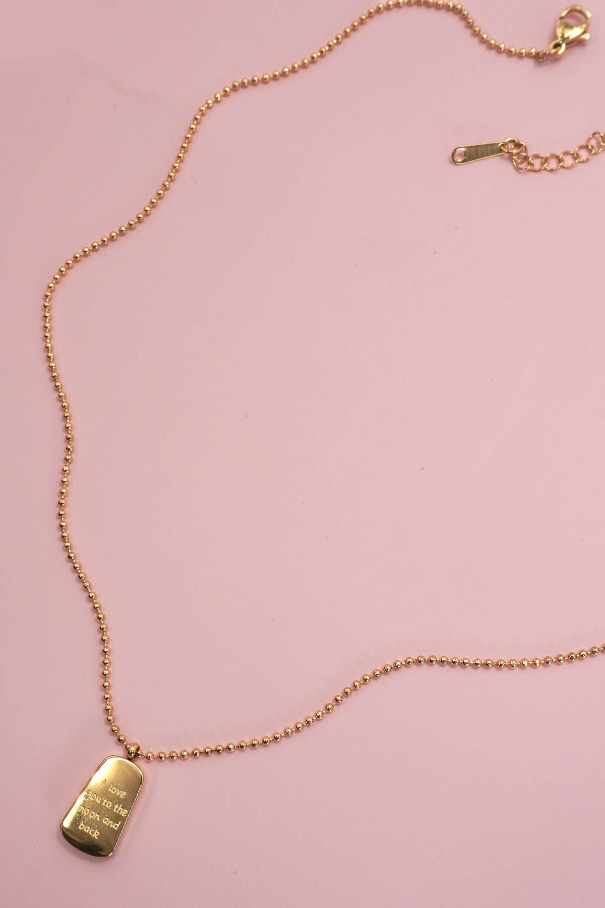 18K STAINLESS STEEL TARNISH FREE CHARM NECKLACE