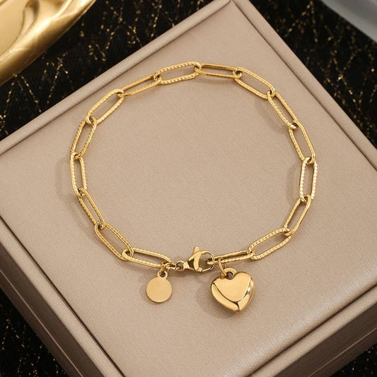 18K HEART BRACELET