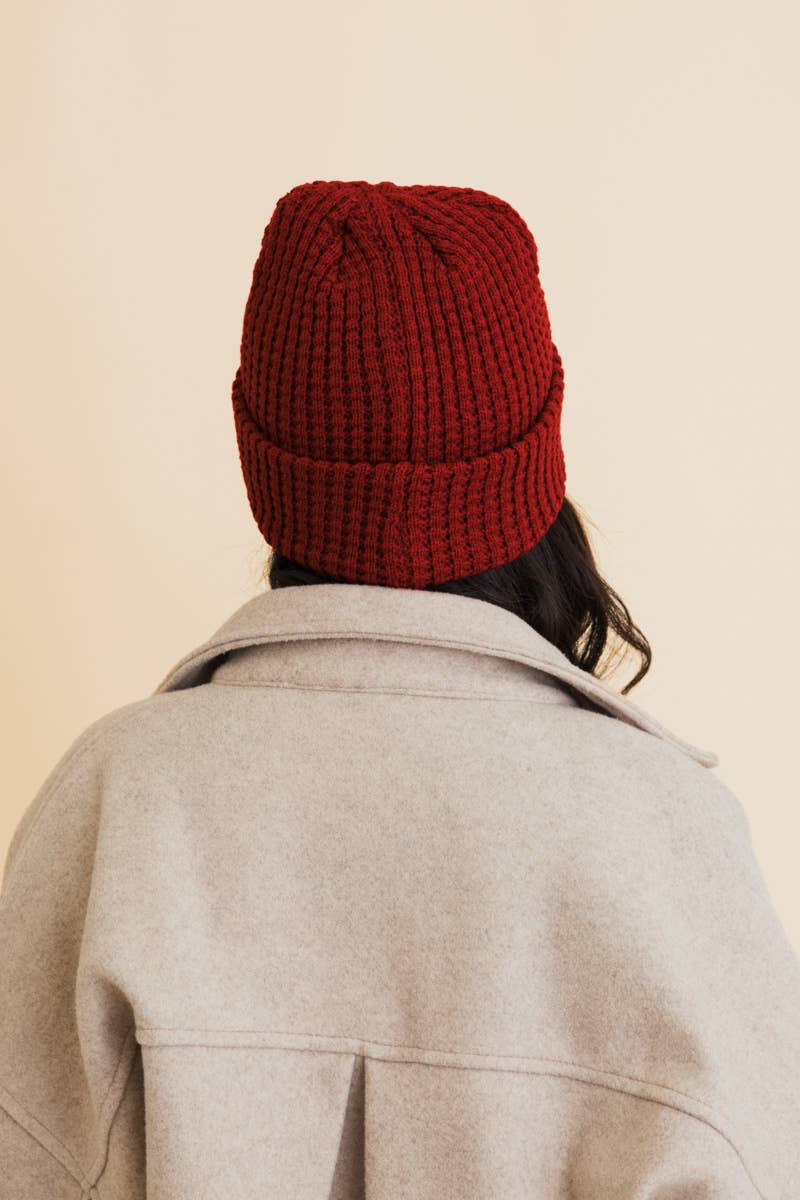 🍞 Toasty Waffle Puff Beanie - Your Winter Sales Boost: Mocha
