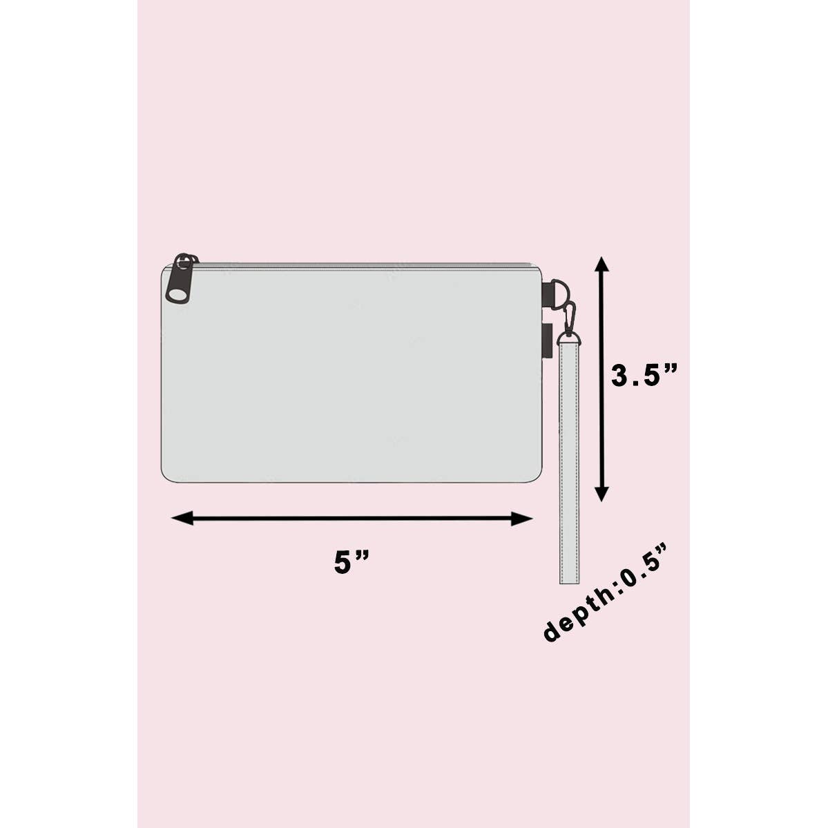 Sequin And Seed Beaded Eye Coin Purse: BK