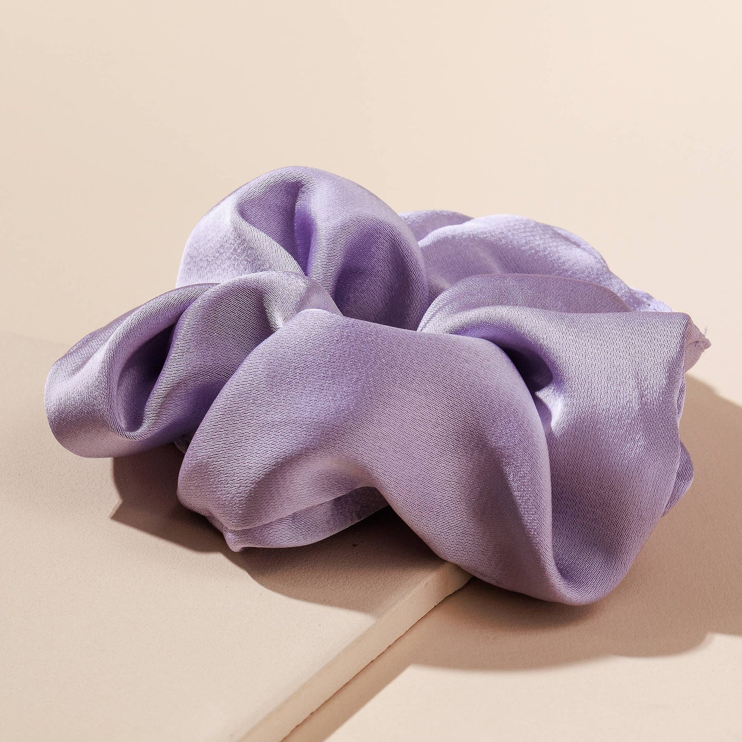 Satin Hair Tie Scrunchie: PINK / ONE SIZE