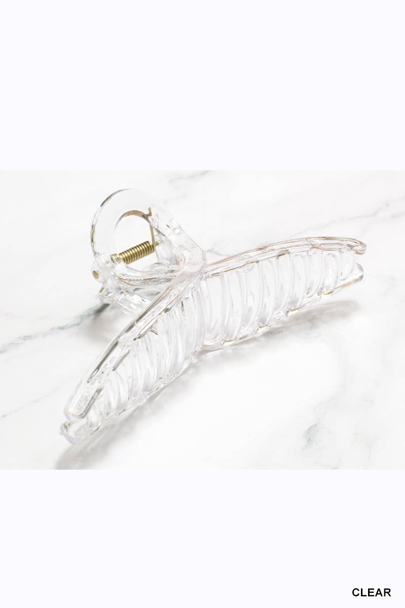 TWISTED HAIR CLAW CLIPS: BLACK-158415