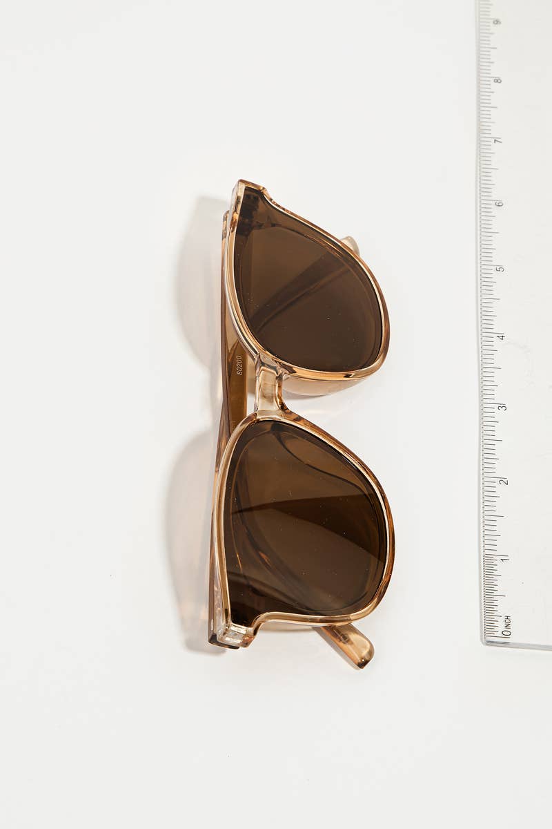 Acetate Frame Sunglasses Set: MULTI