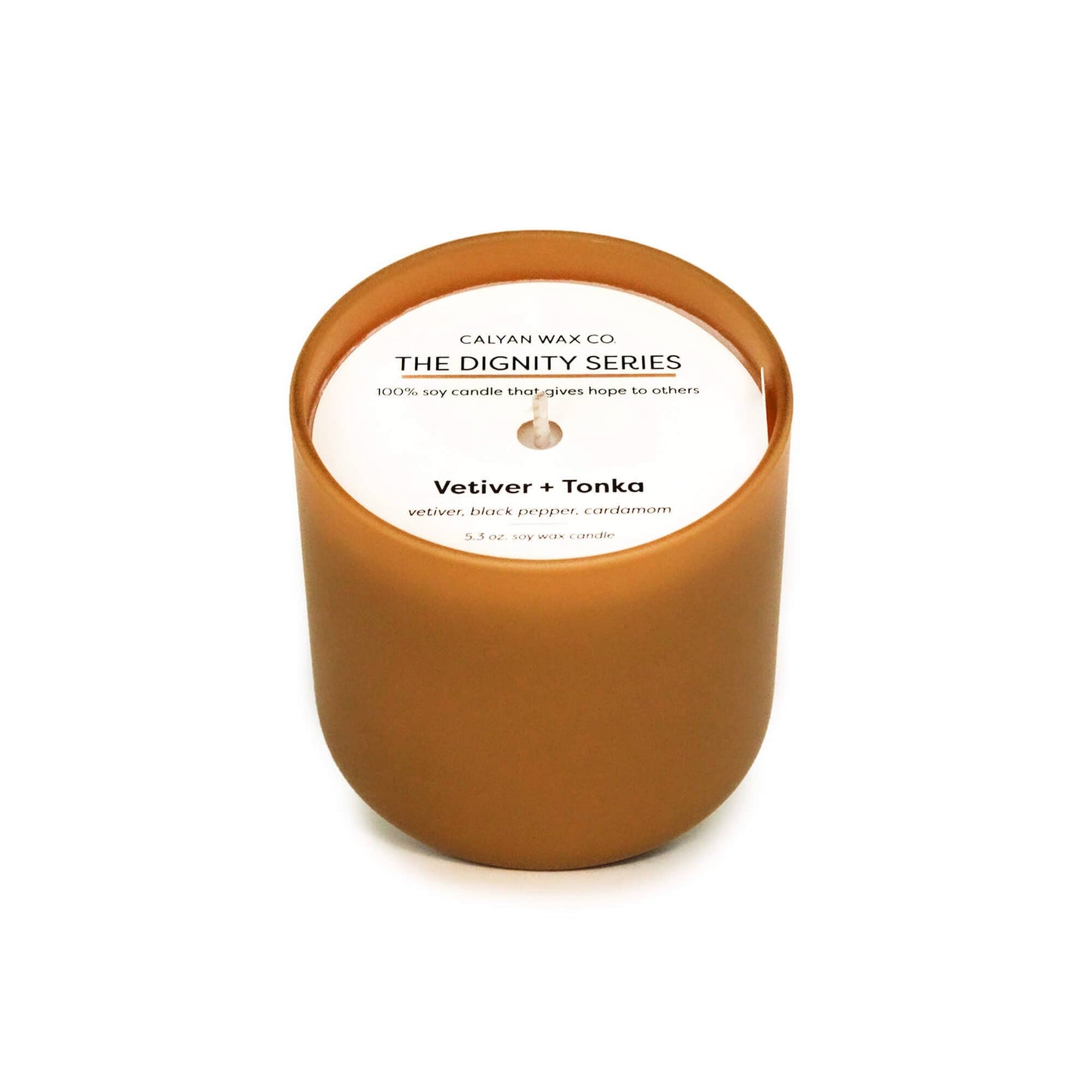 Vetiver + Tonka Dignity Series Soy Candle