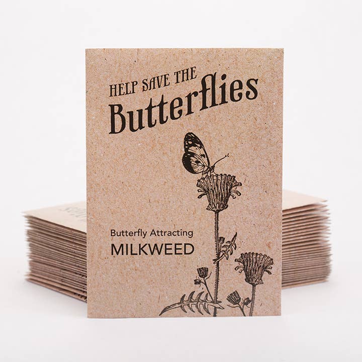 Help Save the Butterflies - Milkweed Mix Seed Packets
